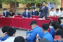 Tư vấn hướng nghiệp, giới thiệu việc làm cho đoàn viên, thanh niên ở Hoằng Hóa