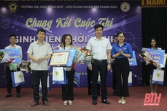 Chung kết Cuộc thi “Sinh viên khởi nghiệp” Trường ĐH Hồng Đức năm học 2021-2022