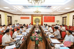 Ban Thường vụ Tỉnh ủy cho ý kiến vào các tờ trình của Ban Cán sự Đảng UBND tỉnh về tạo động lực phát triển kinh tế - xã hội