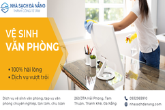 NHASACHDANANG - Dịch vụ vệ sinh văn phòng uy tín và chất lượng