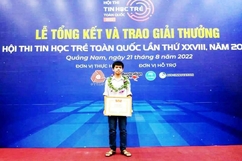 Thanh Hóa có 2 thí sinh đạt giải Hội thi Tin học trẻ toàn quốc lần thứ XXVIII