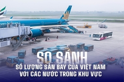 Việt Nam đang ở đâu trên bản đồ sân bay khu vực?