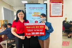 Agribank thực hiện chương trình khuyến mại tiết kiệm 