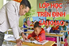 Lớp học trên đỉnh Sài Khao