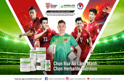 Herbalife Nutrition đồng hành cùng tuyển Việt Nam tại AFF Mitsubishi Electric Cup 2022