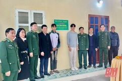Đồn Biên phòng Tam Chung bàn giao “Mái ấm biên cương”