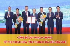 [Video] Công bố Quy hoạch chung đô thị Thanh Hóa, tỉnh Thanh Hóa đến năm 2040