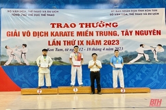 Karate Thanh Hoá khởi đầu năm 2023 ấn tượng tại Giải Vô địch Karate Miền Trung - Tây Nguyên