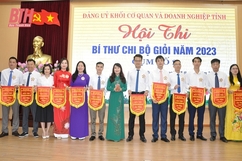 Sôi nổi hội thi Bí thư chi bộ giỏi cụm thi số 2