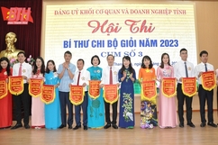 Hội thi Bí thư chi bộ giỏi năm 2023 (cụm số 3)