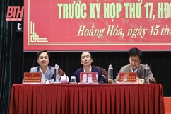 Đại biểu HĐND tỉnh tiếp xúc cử tri huyện Hoằng Hóa