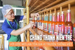 Chàng thanh niên trẻ với ước mơ lan tỏa gia vị truyền thống Việt