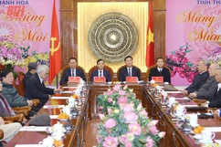 Thường trực Tỉnh ủy gặp mặt các đồng chí nguyên lãnh đạo tỉnh và cán bộ lão m88 cá cược thể thao trực tuyến cách mạng nhân dịp Tết Nguyên đán Giáp Thìn