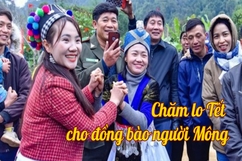 Chăm lo Tết cho đồng bào dân tộc Mông