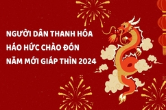 Người dân Thanh Hóa háo hức chào đón năm mới Giáp Thìn 2024