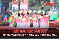 Sắc màu các dân tộc tại Chương trình thi diễn văn nghệ dân gian