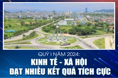[Infographics] -  Quý I năm 2024: Kinh tế - xã hội đạt nhiều kết quả tích cực