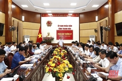 UBND tỉnh họp phiên thường kỳ tháng 4/2024: Thảo luận và quyết định các nhiệm vụ trọng tâm phát triển kinh tế - xã hội tháng 5/2024 và một số nội dung quan trọng khác