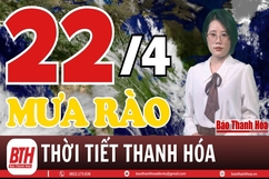 Dự báo thời tiết ngày 22/4: Dự báo thời tiết toàn vùng Thanh Hóa chi tiết 