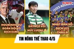 Tin thể thao 4/5: Chật vật đánh bại Uzbekistan, Nhật Bản vô địch U23 Châu Á 2024