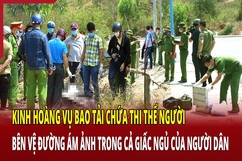 Kinh hoàng vụ bao tải chứa thi thể người bên vệ đường