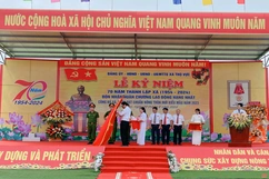 Xã Thọ Vực kỷ niệm 70 năm thành lập và đón nhận Huân chương Lao động hạng Nhất