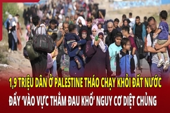 An ninh quốc tế 5/7: 1,9 triệu dân ở Palestine tháo chạy khỏi đất nước