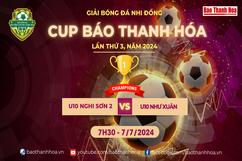 [TRỰC TIẾP] U10 Nghi Sơn 2 – U10 Như Xuân|Giải bóng đá Nhi đồng Cup Báo Thanh Hóa lần thứ 3 - năm 2024