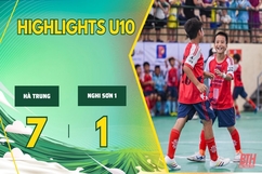 [HIGHLIGHT] U10 Hà Trung 7 - 1 U10 Nghi Sơn 1 | Giải Bóng đá Nhi đồng Cúp Báo Thanh Hoá 2024