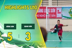 [HIGHLIGHT] U10 Đông Sơn 1-1 U10 Quan Sơn (Pen:4-1) | Giải Bóng đá Nhi đồng Cúp Báo Thanh Hoá 2024