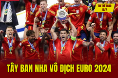 Tin thể thao 15/7:  Tây Ban Nha vô địch EURO  2024