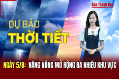 Dự báo thời tiết ngày 5/8: Nắng nóng mở rộng ra nhiều khu vực