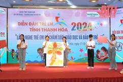 Diễn đàn trẻ em tỉnh Thanh Hoá năm 2024: Lắng nghe trẻ em để chăm sóc, giáo dục và bảo vệ trẻ em