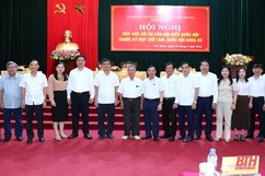 Phó Bí thư Thường trực Tỉnh uỷ, Trưởng Đoàn ĐBQH tỉnh Lại Thế Nguyên tiếp xúc cử tri tại huyện Yên Định