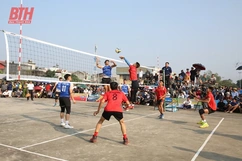 Thạch Thành: Hấp dẫn Giải bóng chuyền Ngọc Trạo năm 2024