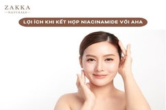 Cách dùng Niacinamide  và  AHA  không bị kích ứng