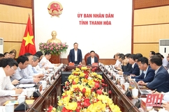 Thứ trưởng Bộ Công Thương làm việc với tỉnh Thanh Hóa về tháo gỡ khó khăn trong sản xuất công nghiệp - thương mại  