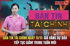 Tài chính 11/11: Giá vàng dự báo tiếp tục giảm trong tuần mới