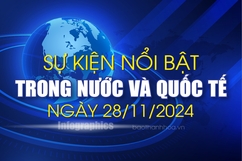 Sự kiện nổi bật trong nước, quốc tế ngày 28/11