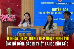 [Bản tin 18h] Từ ngày 8/12, dừng tiếp nhận kinh phí link đăng nhập m88 đồng bào bị thiệt hại do bão số 3
