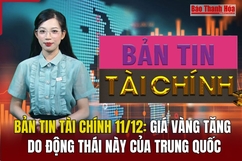 Bản tin Tài chính 11/12: Giá vàng tăng do động thái này của Trung Quốc