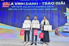 Thanh Hóa có 1 VĐV và 1 HLV giành giải thưởng Vietnam Aquatics Awards 2024