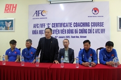 Khai giảng khóa đào tạo HLV bóng đá chứng chỉ C/AFC/VFF