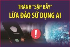 Tránh “sập bẫy” lừa đảo sử dụng AI