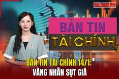 Bản tin Tài chính 14/1: Vàng nhẫn sụt giá