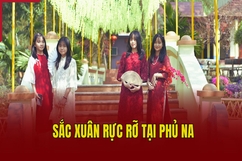 Sắc xuân rực rỡ tại Phủ Na