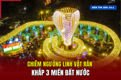 [Bản tin 18h] Chiêm ngưỡng linh vật rắn khắp 3 miền