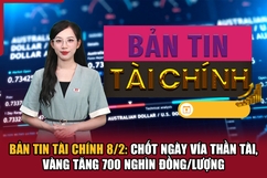 Bản tin Tài chính 8/2: Chốt ngày vía Thần tài, vàng tăng 700 nghìn đồng/lượng