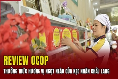 [REVIEW OCOP] Thưởng thức hương vị ngọt ngào của kẹo nhãn Châu Lang