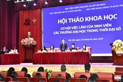 Hội thảo khoa học: “Cơ hội việc làm của sinh viên các trường đại học trong thời đại số”